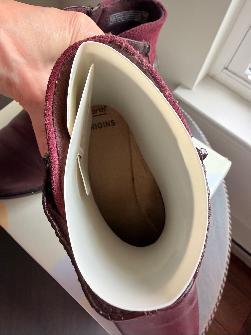 Earth Origins Navigate Noah Leather & Suede Ankle Boots Size 9 Very Good Cond. - Picture 8 of 14